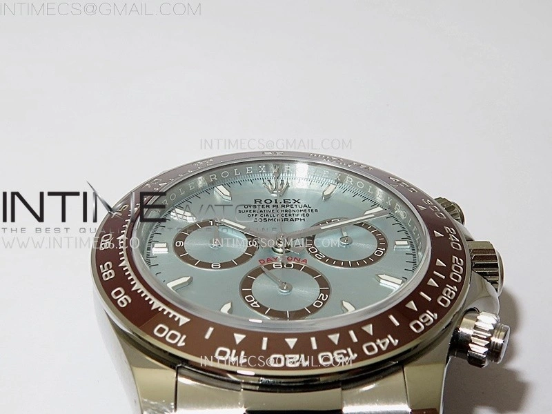 Daytona 126506 904L SS VSF 1:1 Best Edition Ice Blue Dial Stick Markers on 904L SS Bracelet Super Clone Asian 4131