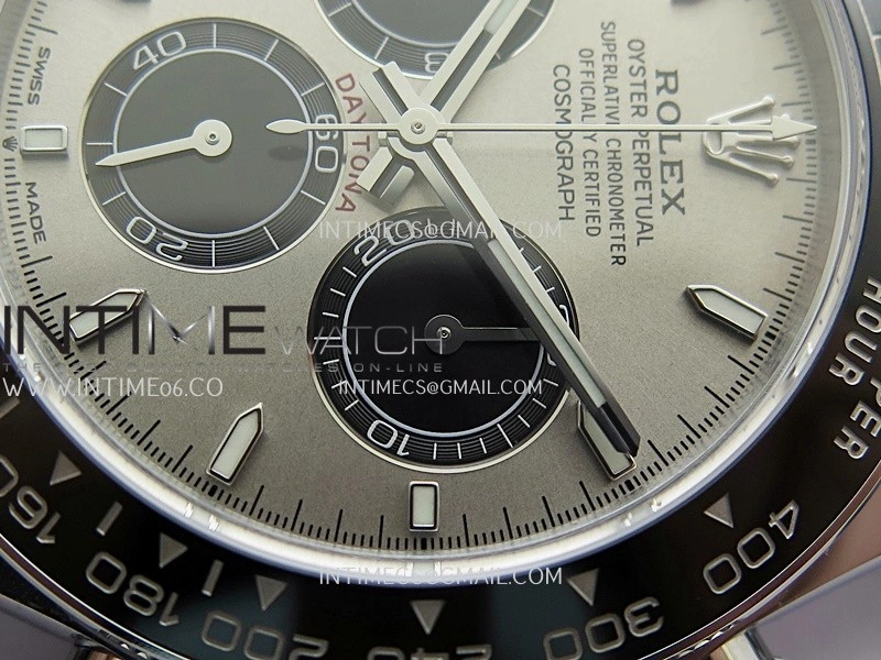 Daytona 126519 Gain Weight ARF 1:1 Best Edition SS Silver Dial Black Subdial Sticks Markers On Oysterflex Strap DD4131