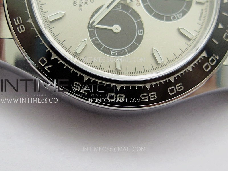 Daytona 126519 Gain Weight ARF 1:1 Best Edition SS Silver Dial Black Subdial Sticks Markers On Oysterflex Strap DD4131