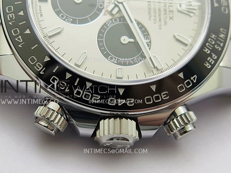 Daytona 126519 Gain Weight ARF 1:1 Best Edition SS Silver Dial Black Subdial Sticks Markers On Oysterflex Strap DD4131