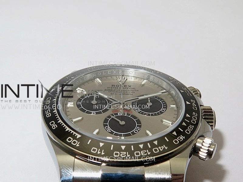 Daytona 126519 Gain Weight ARF 1:1 Best Edition SS Silver Dial Black Subdial Sticks Markers On Oysterflex Strap DD4131