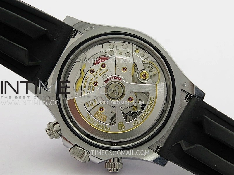 Daytona 126519 Gain Weight ARF 1:1 Best Edition SS Silver Dial Black Subdial Sticks Markers On Oysterflex Strap DD4131