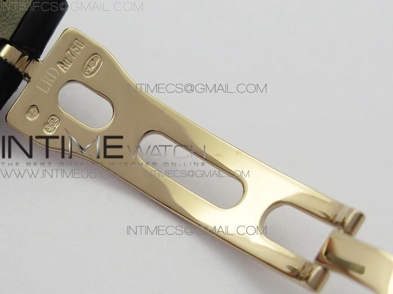 Reine de Naples 8928BB 33mm RG ZF 1:1 Best Edition White MOP Dial Roman Markers Diamonds Bezel on Black Fabric Strap A537