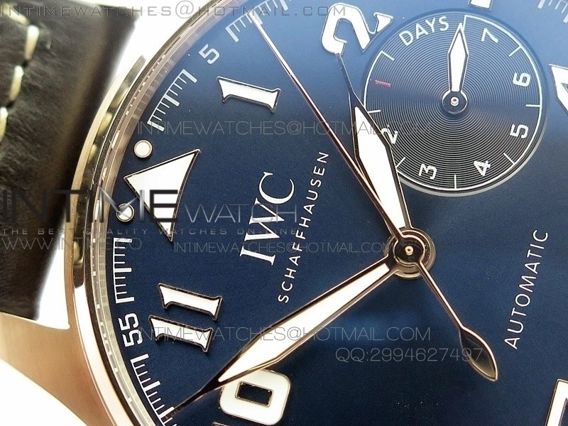 Big Pilot IW500909 RG AZF 1:1 Le Petit Prince Best Edition on Brown Leather Strap A521111
