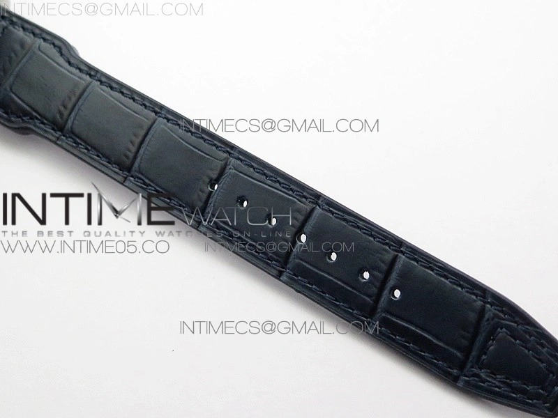 Big Pilot IW501008 Real PR SS AZF 1:1 Best Edition Blue Dial on Blue Leather Strap A51111