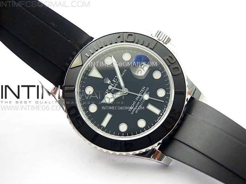 Yacht-Master 226659 KF 1:1 Best Edition White Gold Wrapped on Oysterflex Strap VR3235