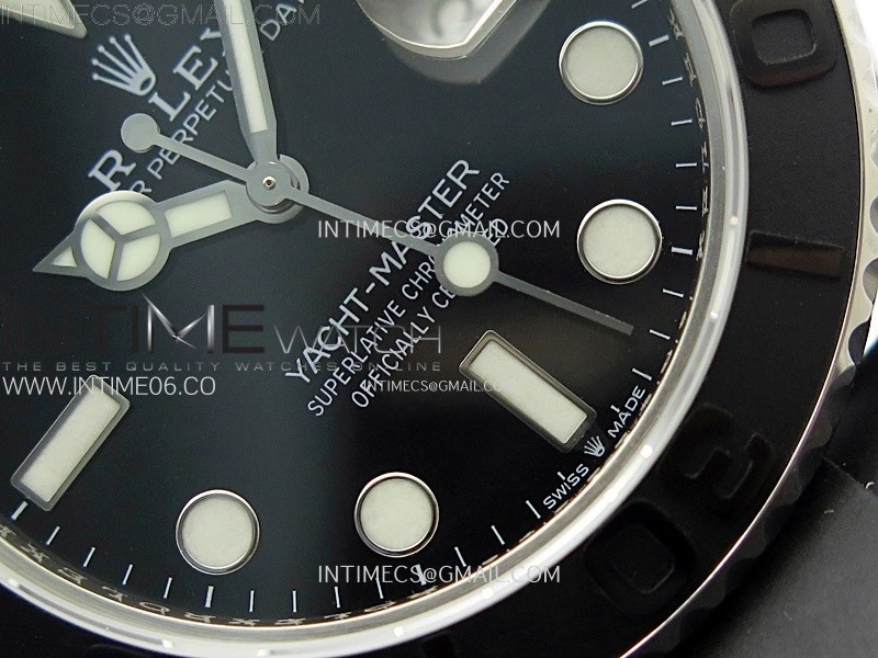 Yacht-Master 226659 KF 1:1 Best Edition White Gold Wrapped on Oysterflex Strap VR3235