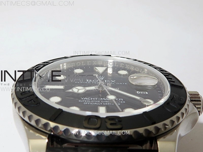 Yacht-Master 226659 KF 1:1 Best Edition White Gold Wrapped on Oysterflex Strap VR3235