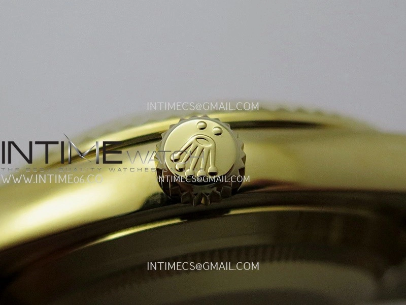 Day Date 228238 40mm Gain Weight QF 1:1 Best Edition Black Dial T Diamond Marker On YG President Bracelet SH3255
