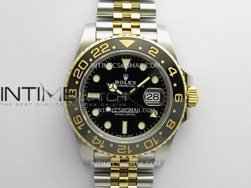 GMT-Master II 126713 GRNR Gain Weight VSF 1:1 Best Edition Black Dial On SS YG Jubilee Bracelet Super Clone DD3285 CHS