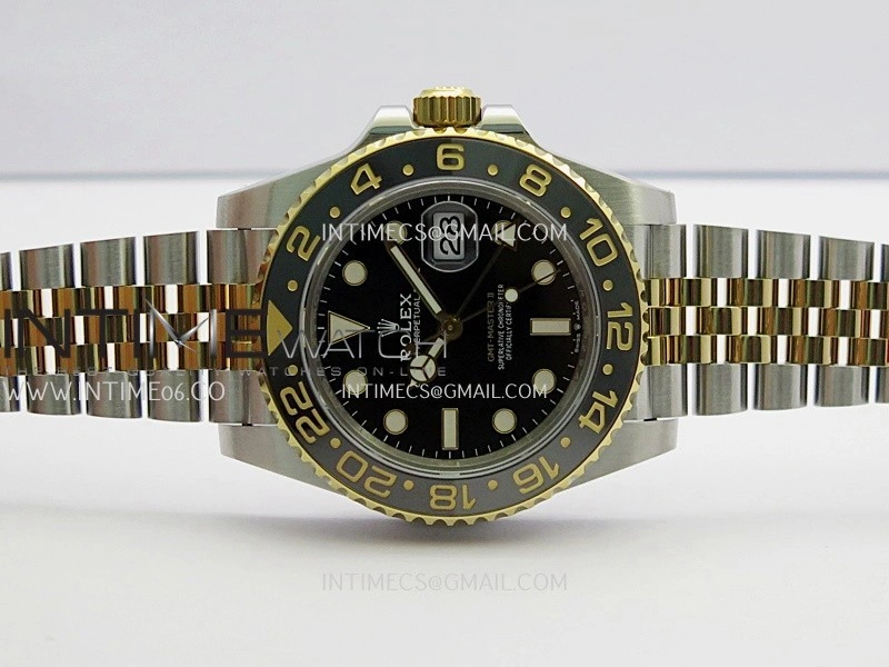 GMT-Master II 126713 GRNR Gain Weight VSF 1:1 Best Edition Black Dial On SS YG Jubilee Bracelet Super Clone DD3285 CHS