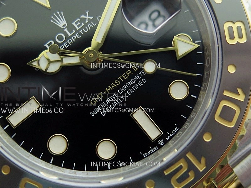 GMT-Master II 126713 GRNR Gain Weight VSF 1:1 Best Edition Black Dial On SS YG Jubilee Bracelet Super Clone DD3285 CHS