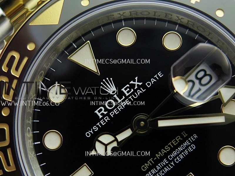 GMT-Master II 126713 GRNR Gain Weight VSF 1:1 Best Edition Black Dial On SS YG Jubilee Bracelet Super Clone DD3285 CHS