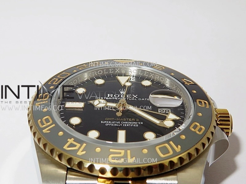 GMT-Master II 126713 GRNR Gain Weight VSF 1:1 Best Edition Black Dial On SS YG Jubilee Bracelet Super Clone DD3285 CHS