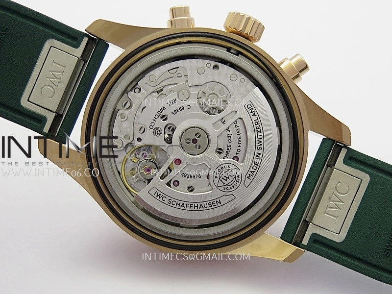 Pilot Watch IW388110 RG APSF 1:1 Best Edition Green Dial On Green Rubber Strap A69385