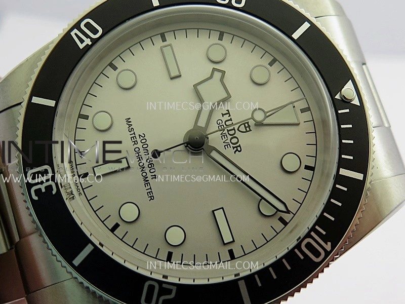 Heritage Black Bay M7943 43mm SS ZF 1:1 Best Edition Silver Dial On SS Bracelet A2824