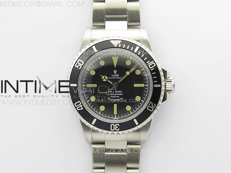 Vintage Submariner 5513 No Date SS B12 Best Edition Black Dial on SS Bracelet A2836