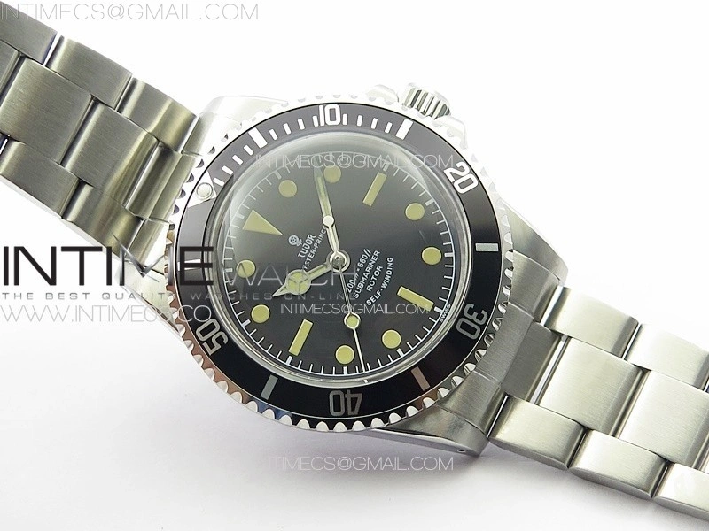 Vintage Submariner 5513 No Date SS B12 Best Edition Black Dial on SS Bracelet A2836