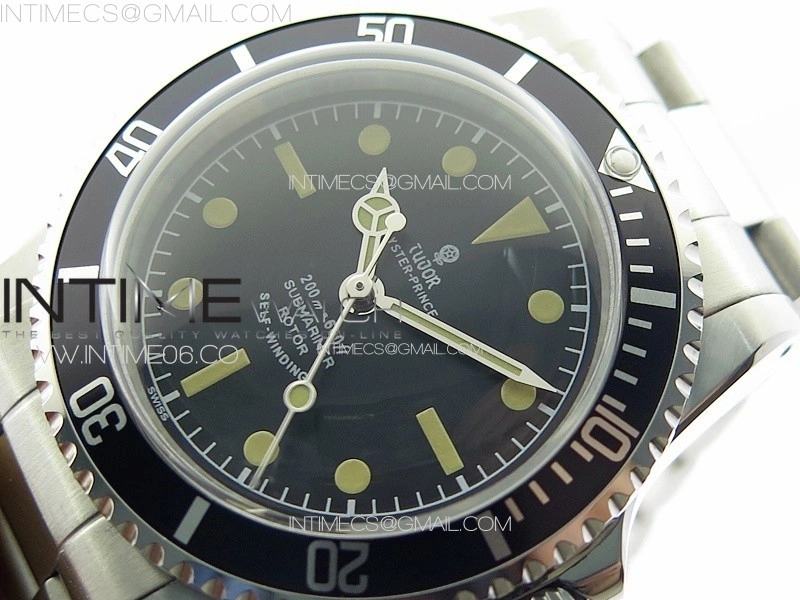 Vintage Submariner 5513 No Date SS B12 Best Edition Black Dial on SS Bracelet A2836