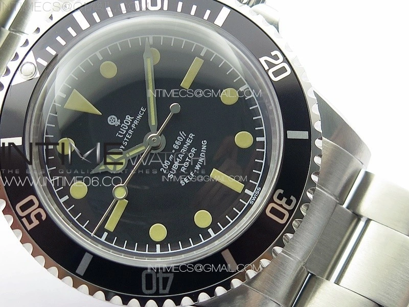 Vintage Submariner 5513 No Date SS B12 Best Edition Black Dial on SS Bracelet A2836