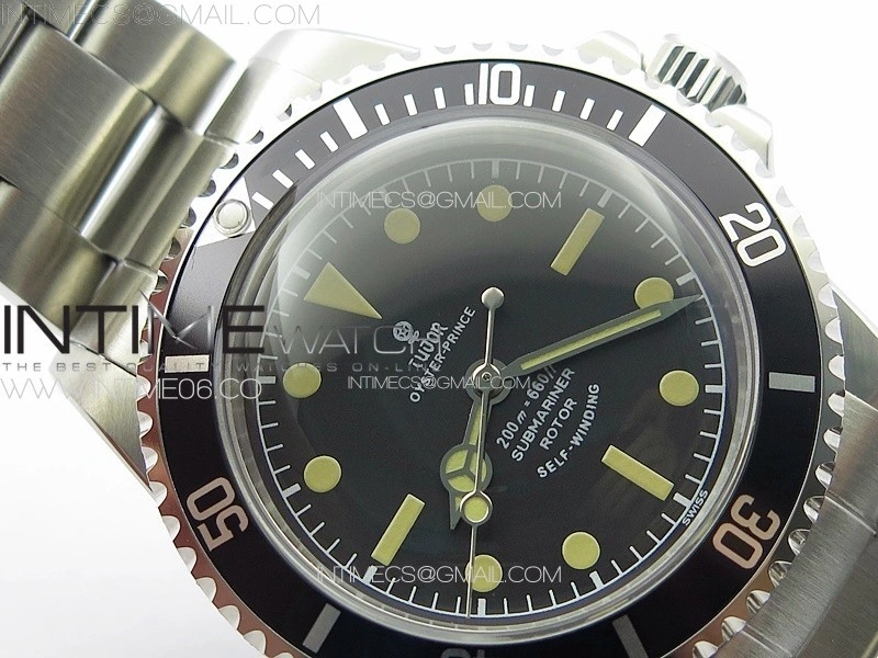 Vintage Submariner 5513 No Date SS B12 Best Edition Black Dial on SS Bracelet A2836