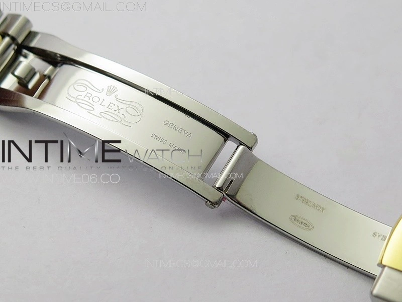 DateJust 31mm 72610 SS YG Crystals Bezel APSF Best Edition Gold Dial Crystals Markers on Oyster Bracelet A2824