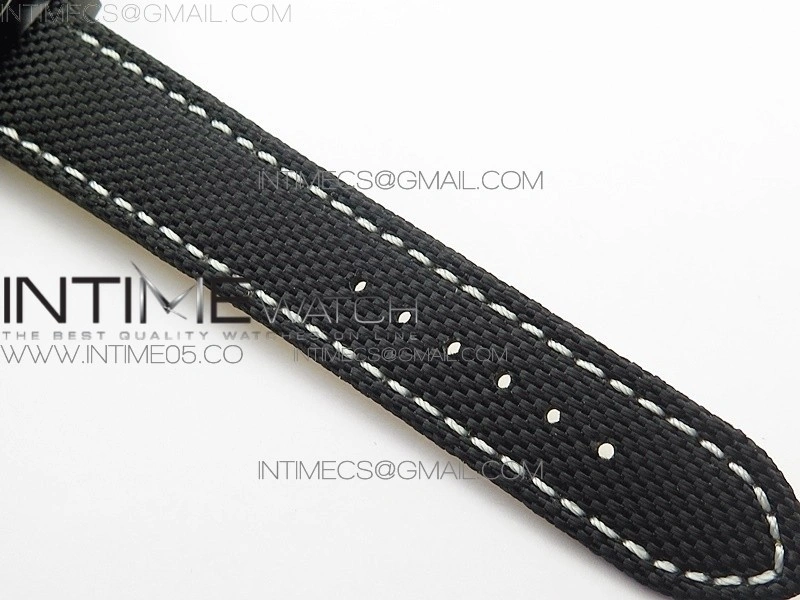 Avenger Bandit V13317 Titanium DLC B50 Best Edition Black Dial Numbers Makers on Black Nylon strap A7750