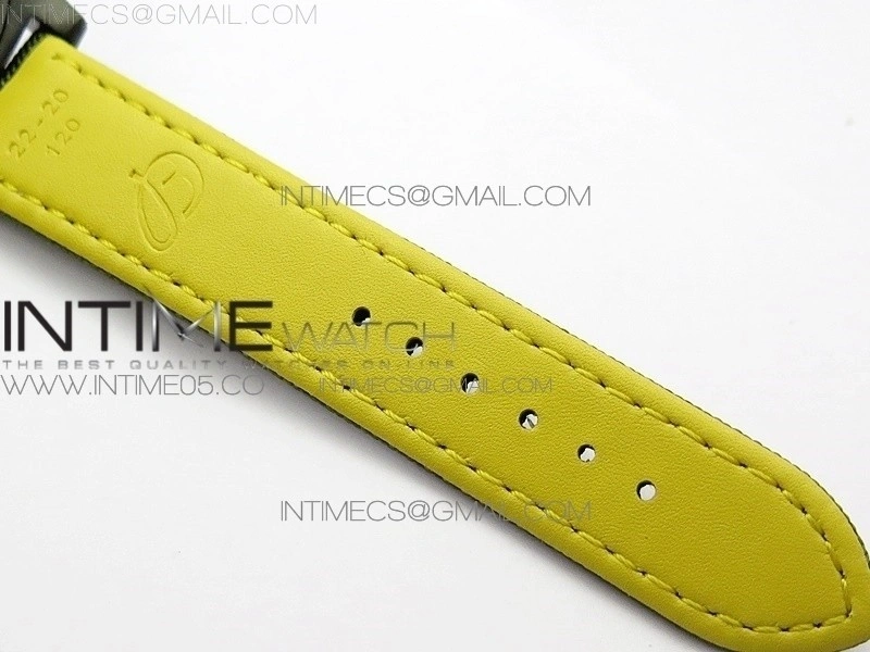 Avenger Bandit V13317 Titanium DLC B50 Best Edition Green Dial Numbers Makers on Green Nylon strap A7750