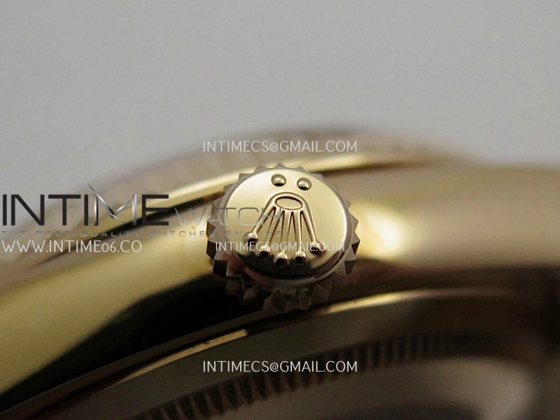 Daydate 128235 36mm RG QHF Best Edition Turquoise Dial On RG President Bracelet A2834