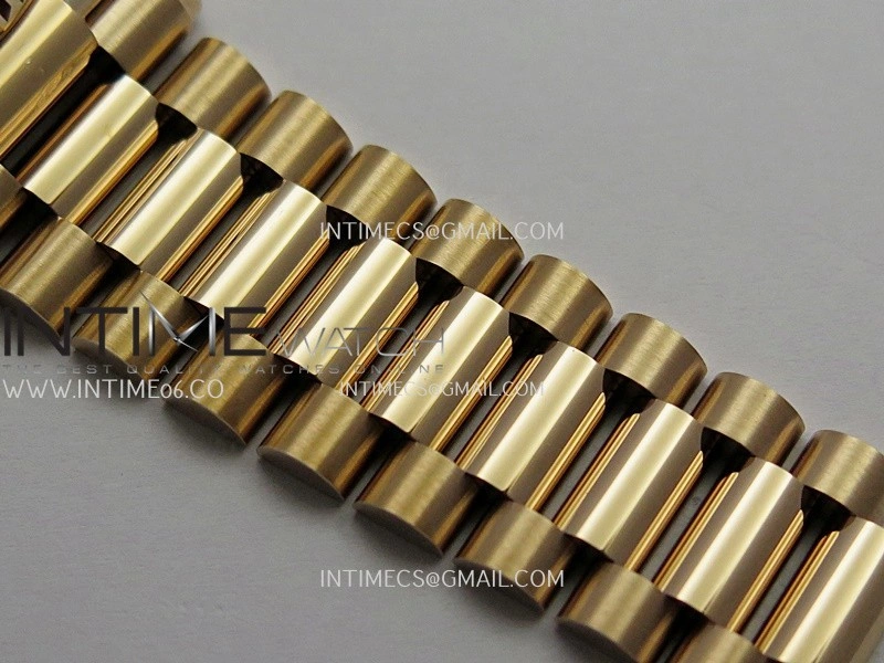 Daydate 128235 36mm RG QHF Best Edition Turquoise Dial On RG President Bracelet A2834