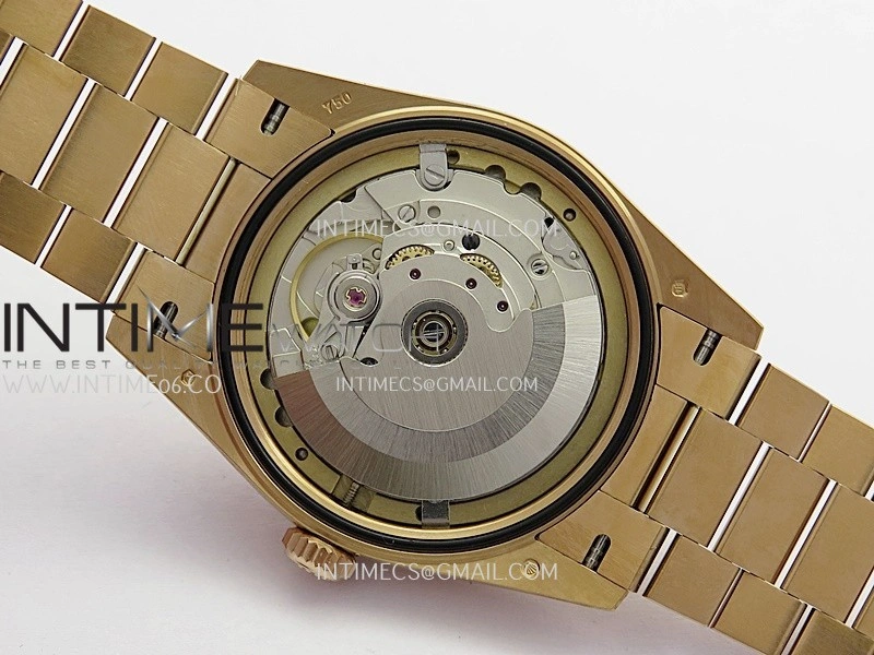 Daydate 128235 36mm RG QHF Best Edition Turquoise Dial On RG President Bracelet A2834