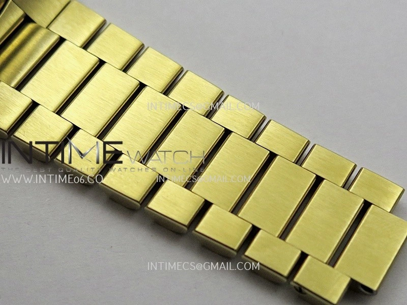 Daydate 128238 36mm YG QHF Best Edition Malachite Dial on YG President Bracelet A2834