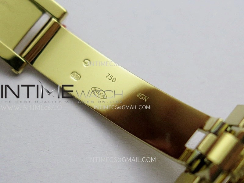 Daydate 128238 36mm YG QHF Best Edition Malachite Dial on YG President Bracelet A2834