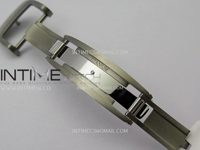 RM055 White Inner Bezel White Crown NTPT Ti ZF 1:1 Best Edition On White Shark Rubber Strap RMUL2 Super Clone
