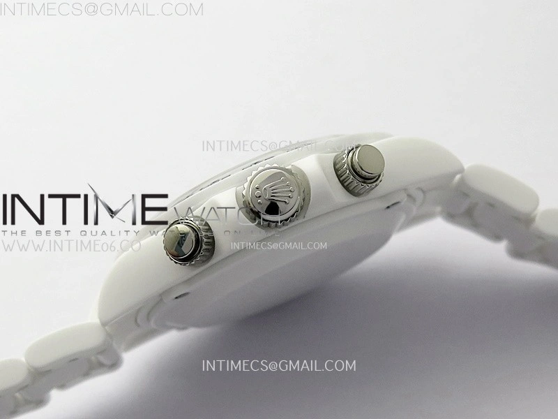 Daytona AET White Solid Nano Ceramic Case and Bracelet N6F 1:1 Best Edition White Dial On DD4801