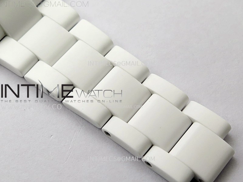 Daytona AET White Solid Nano Ceramic Case and Bracelet N6F 1:1 Best Edition White Dial On DD4801