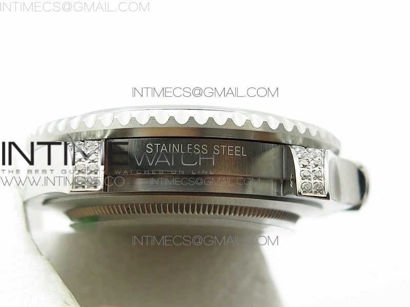 GMT Master II 126710 White Black T CrystalVRF Best Edition Black Dial On SS Paved CrystalBracelet 3186 CHS