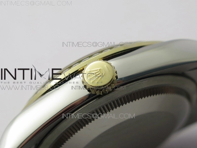 DateJust 36 SS YG 126283 JDF 1:1 Best Edition New YG Dial Style 2 on Oyster Bracelet