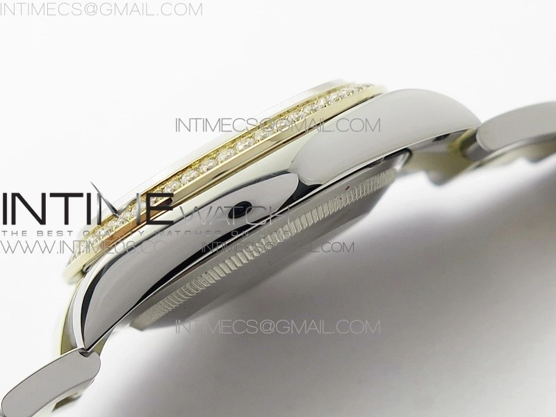DateJust 36 SS YG 126283 JDF 1:1 Best Edition New YG Dial Style 2 on Oyster Bracelet