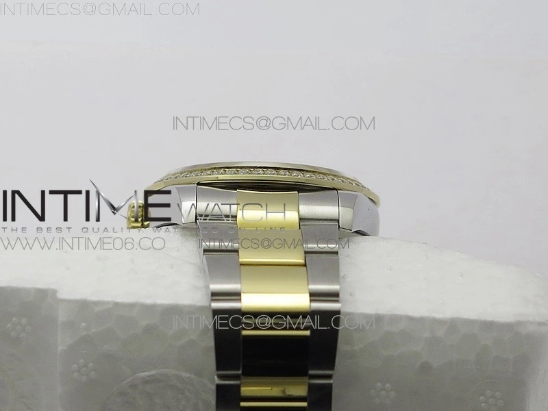 DateJust 36 SS YG 126283 JDF 1:1 Best Edition New YG Dial Style 2 on Oyster Bracelet