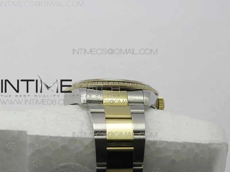 DateJust 36 SS YG 126283 JDF 1:1 Best Edition New YG Dial Style 2 on Oyster Bracelet