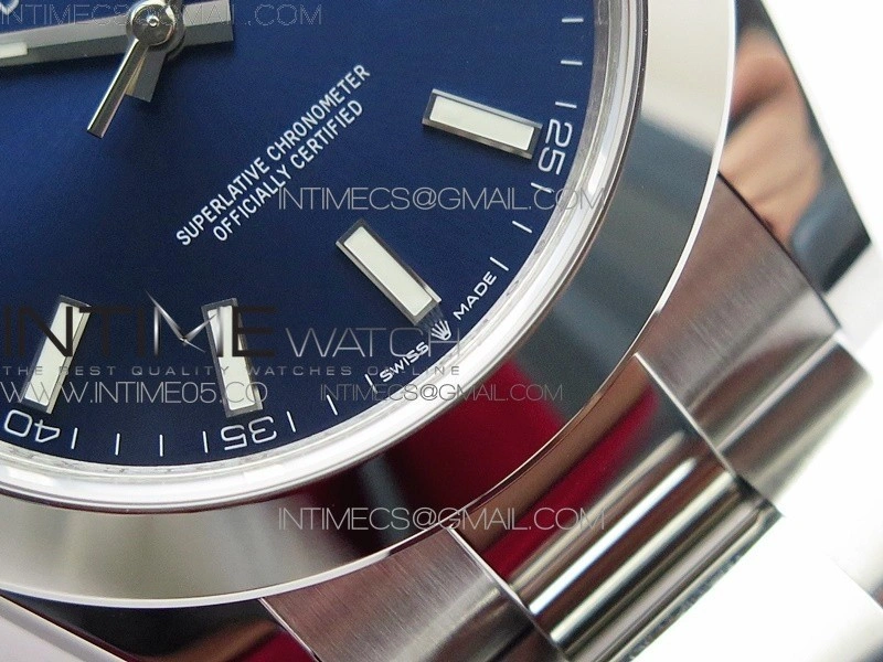 DateJust 41 126300 904L SS VSF 1:1 Best Edition Blue Dial on Oyster Bracelet VS3235