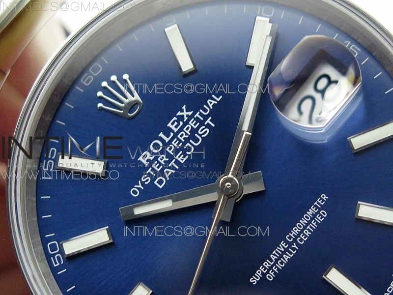 DateJust 41 126300 904L SS VSF 1:1 Best Edition Blue Dial on Oyster Bracelet VS3235