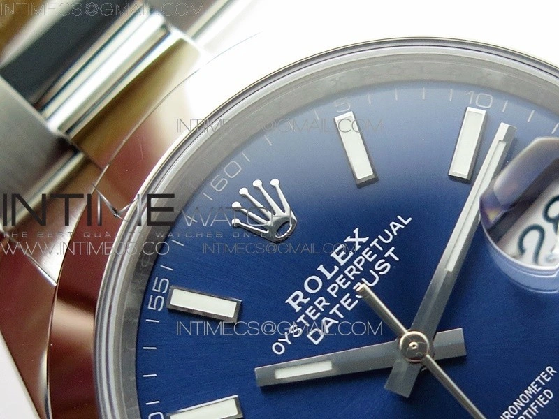 DateJust 41 126300 904L SS VSF 1:1 Best Edition Blue Dial on Oyster Bracelet VS3235