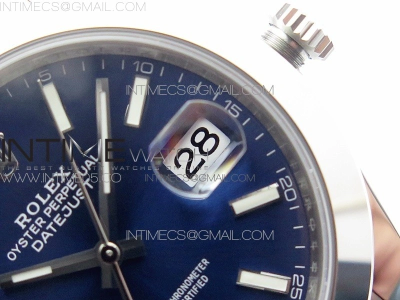 DateJust 41 126300 904L SS VSF 1:1 Best Edition Blue Dial on Oyster Bracelet VS3235