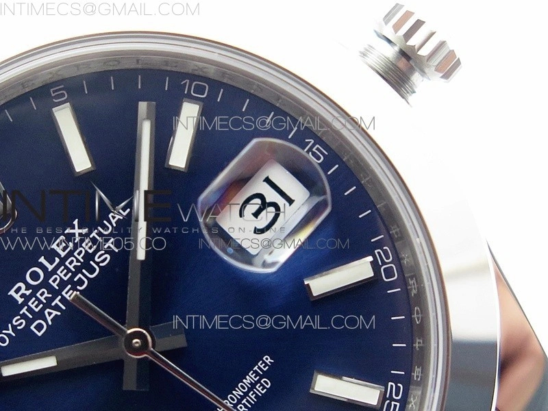 DateJust 41 126300 904L SS VSF 1:1 Best Edition Blue Dial on Oyster Bracelet VS3235