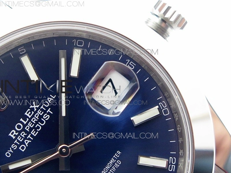 DateJust 41 126300 904L SS VSF 1:1 Best Edition Blue Dial on Oyster Bracelet VS3235