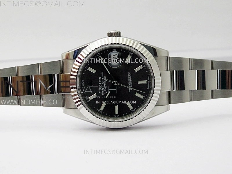 DateJust 41 126334 904L SS VSF 1:1 Best Edition Gray Dial on Oyster Bracelet VS3235