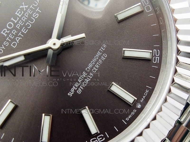 DateJust 41 126334 SS BP 1:1 Best Edition New Version Gray Dial on Jubilee Bracelet