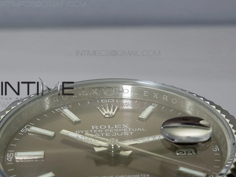 DateJust 41 126334 SS BP 1:1 Best Edition New Version Gray Dial on Jubilee Bracelet